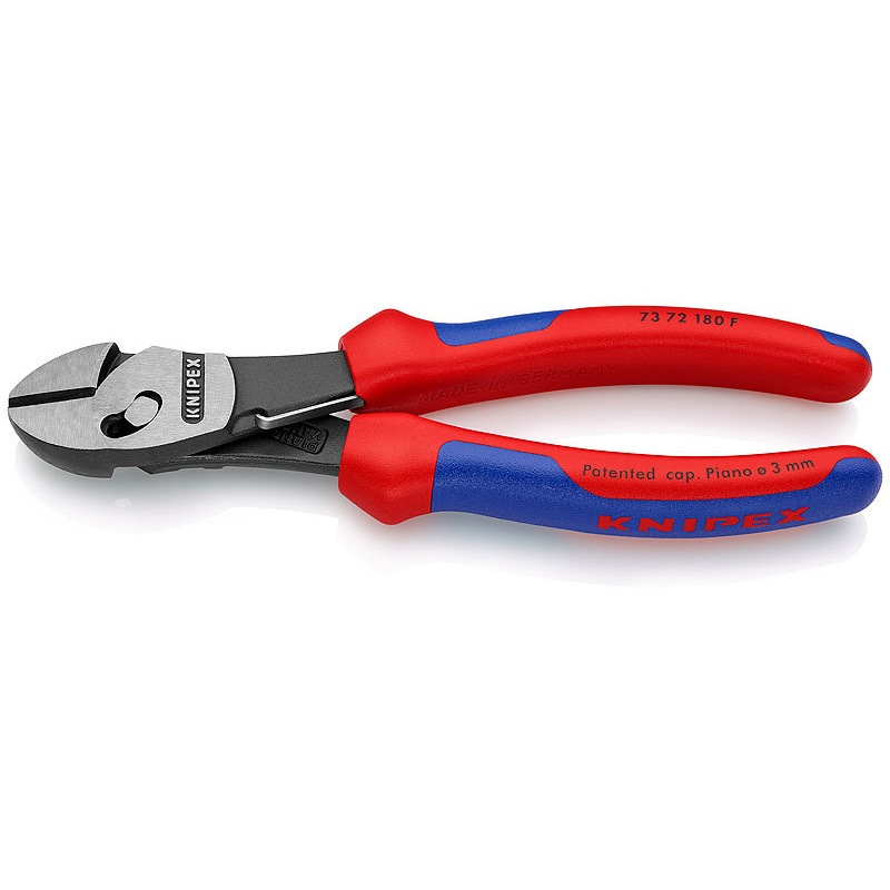 7372-180F ツインフォースニッパー バネ付 1丁 KNIPEX(クニペックス) 【通販モノタロウ】