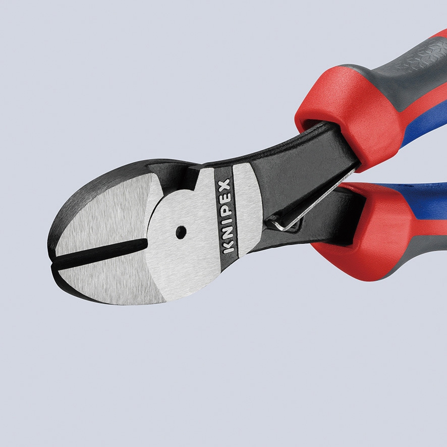 7412-180SB バネ付強力型斜ニッパー 1丁 KNIPEX(クニペックス) 【通販