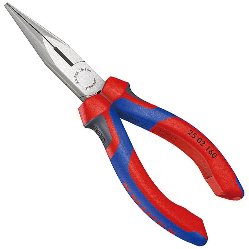 2502-160SB ラジオペンチ KNIPEX(クニペックス) 先細 質量144g 2502