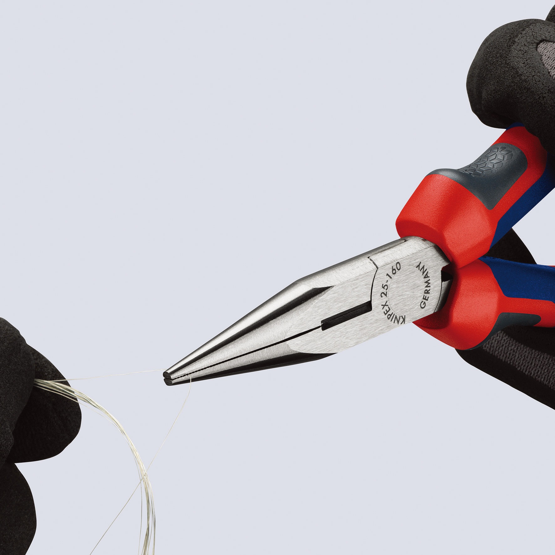 2502-160SB ラジオペンチ KNIPEX(クニペックス) 先細 質量144g 2502