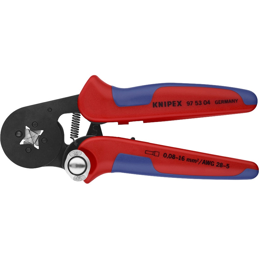 knipex クニピックス  圧着ペンチ 9753-04SB ワイヤーエンドスリーブ圧着ペンチ KNIPEX(クニペックス
