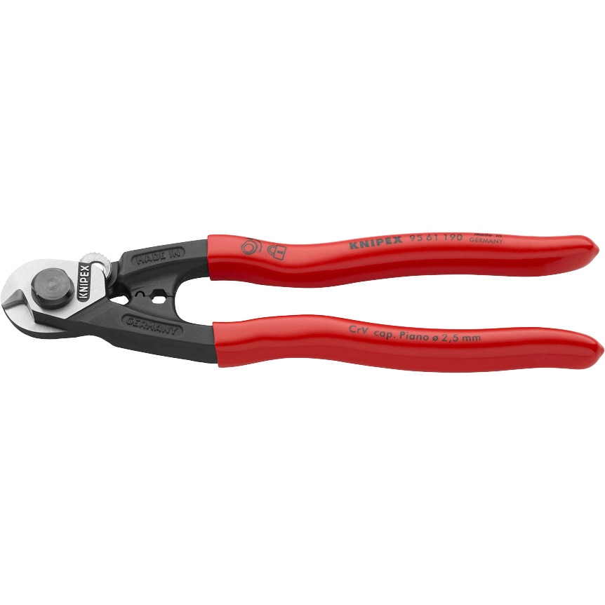 9561-190SB ワイヤーロープカッター KNIPEX(クニペックス) 全長190mm