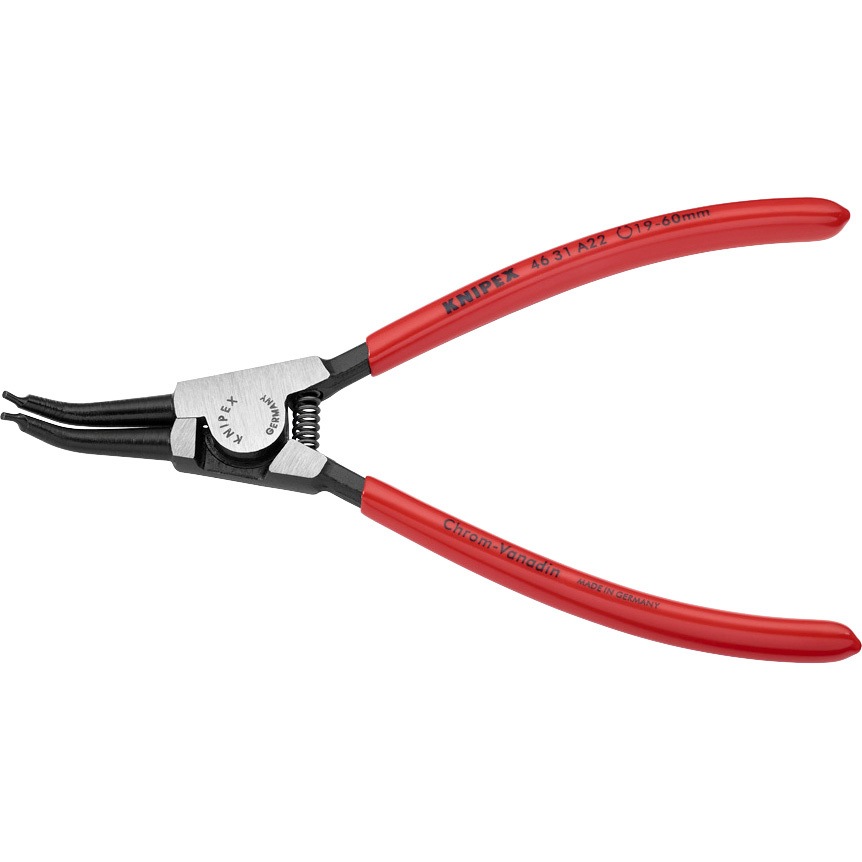 4631-A22 軸用スナップリングプライヤー 45° KNIPEX(クニペックス