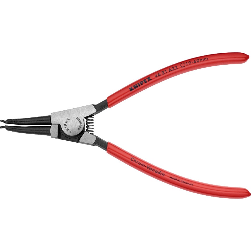 4631-A22 軸用スナップリングプライヤー 45° KNIPEX(クニペックス