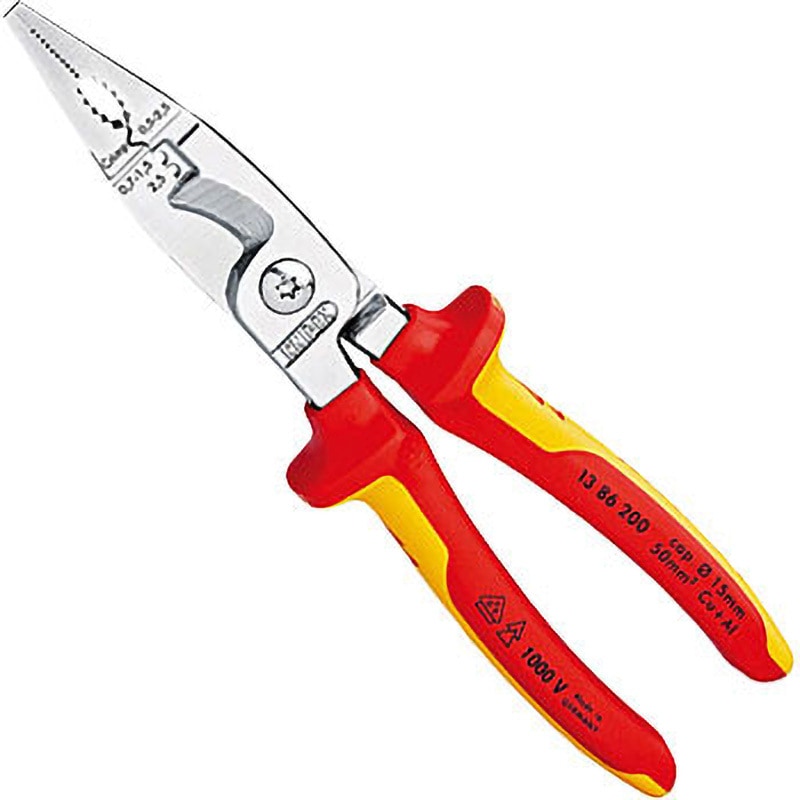 1386-200SB 絶縁エレクトロプライヤー 1丁 KNIPEX(クニペックス) 【通販モノタロウ】