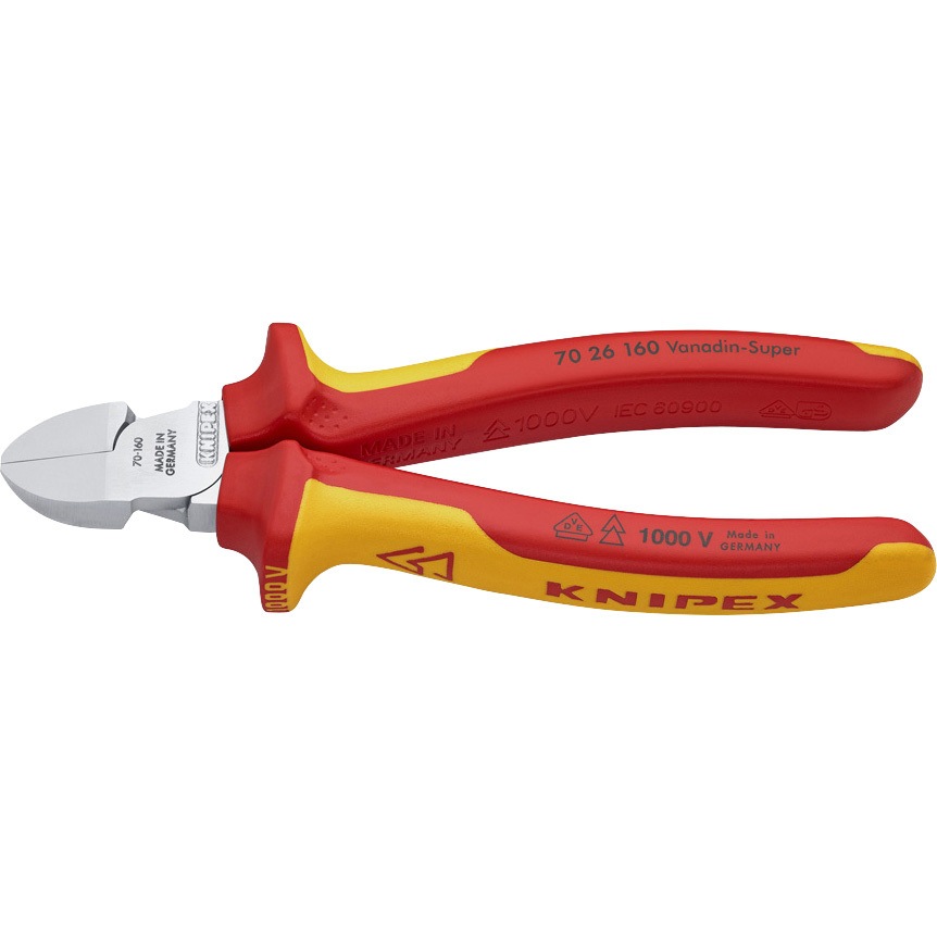その他サービス | 福利厚生 7026-160 絶縁斜ニッパー 1000V KNIPEX(クニペックス) 長さ160mm その他