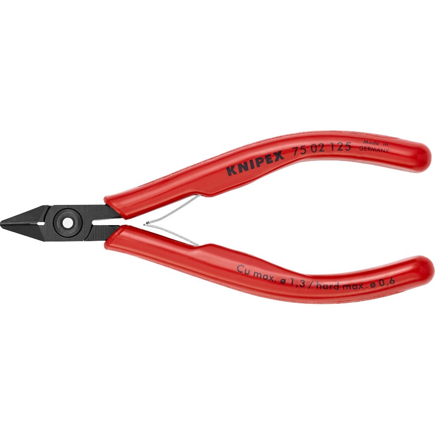 7502-125SB エレクトロニクスニッパー 1丁 KNIPEX(クニペックス