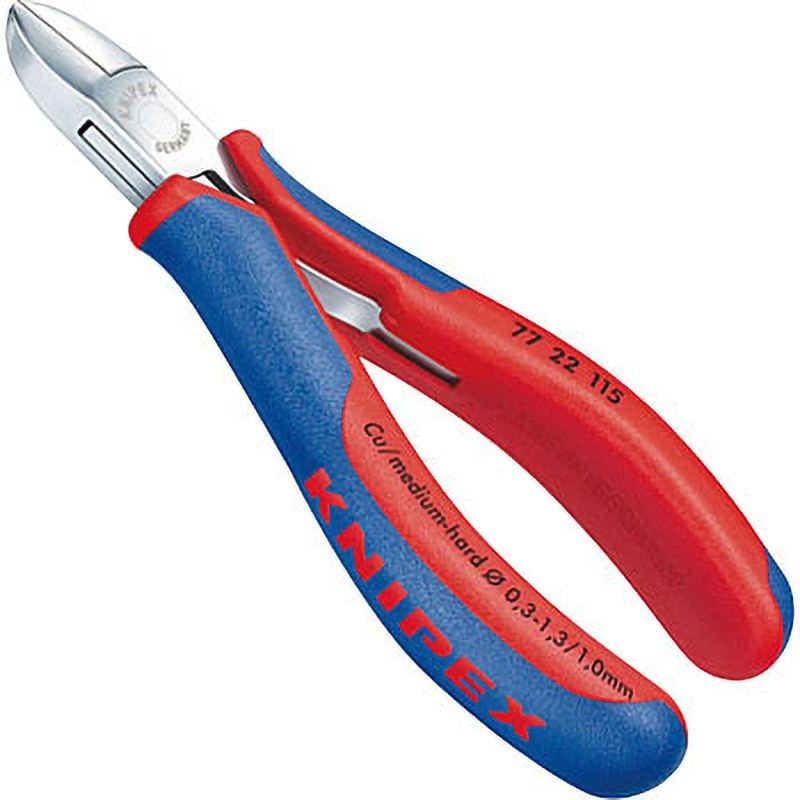 7722-115SB エレクトロニクスニッパー 1丁 KNIPEX(クニペックス) 【通販モノタロウ】 7,053円