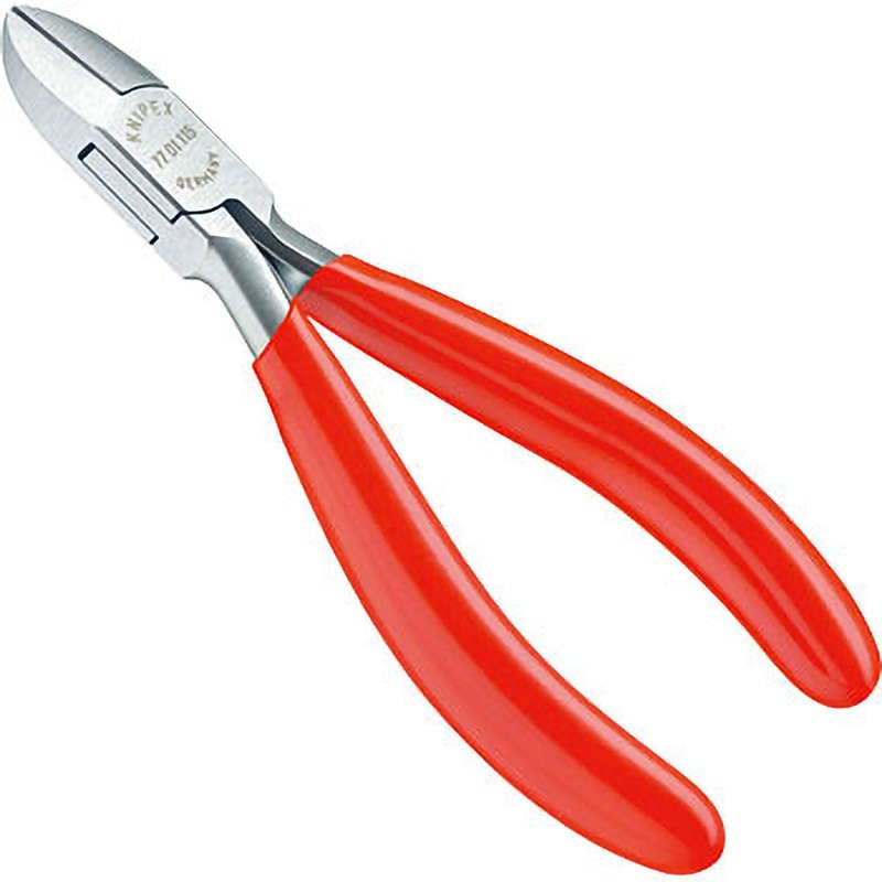 7701-115SB エレクトロニクスニッパー 1丁 KNIPEX(クニペックス) 【通販モノタロウ】