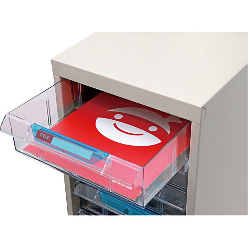 FCA4-10W フロアケース 書類収納 モノタロウ オフホワイト色 深型10段