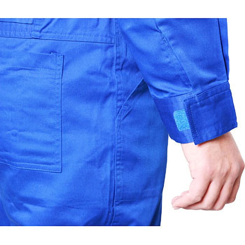 MT1000 ツナギ服 綿混 モノタロウ 長袖 ブルー色 MT1000 - 【通販