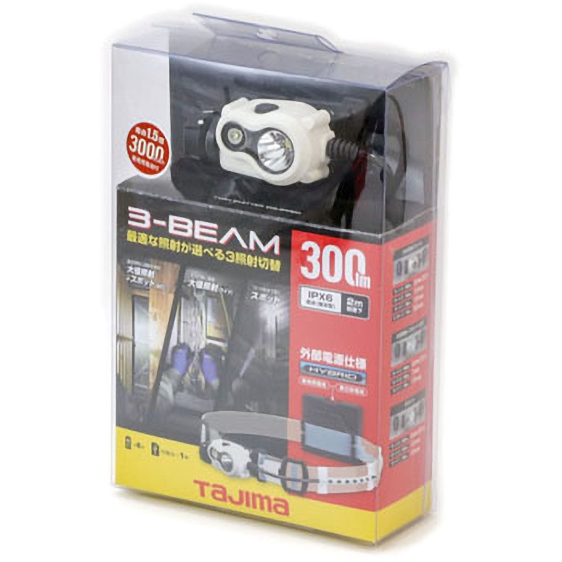 LE-E301-W ペタLEDヘッドライトE301 1個 タジマツール(TJMデザイン