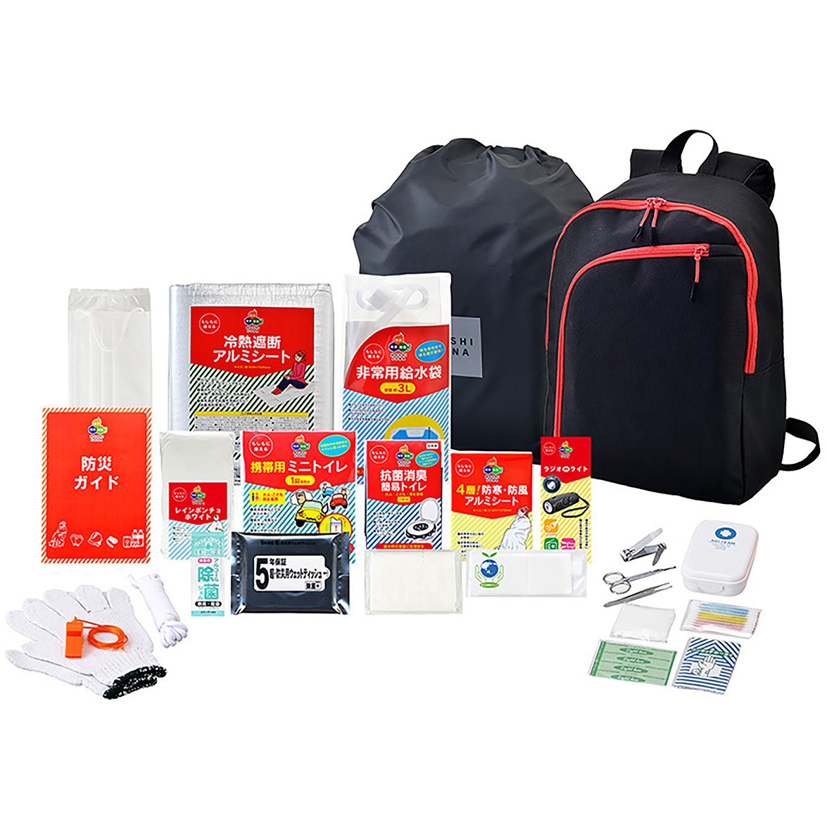 250035 MOSHISONA25点 防災用セット 1セット ボウエキ(BOUEKI) 【通販モノタロウ】