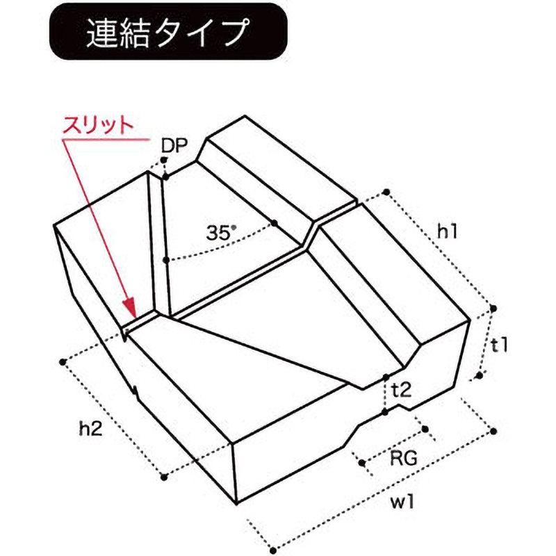 V-WS セラミックタブ同幅用 1箱(150個) スノウチ 【通販モノタロウ】