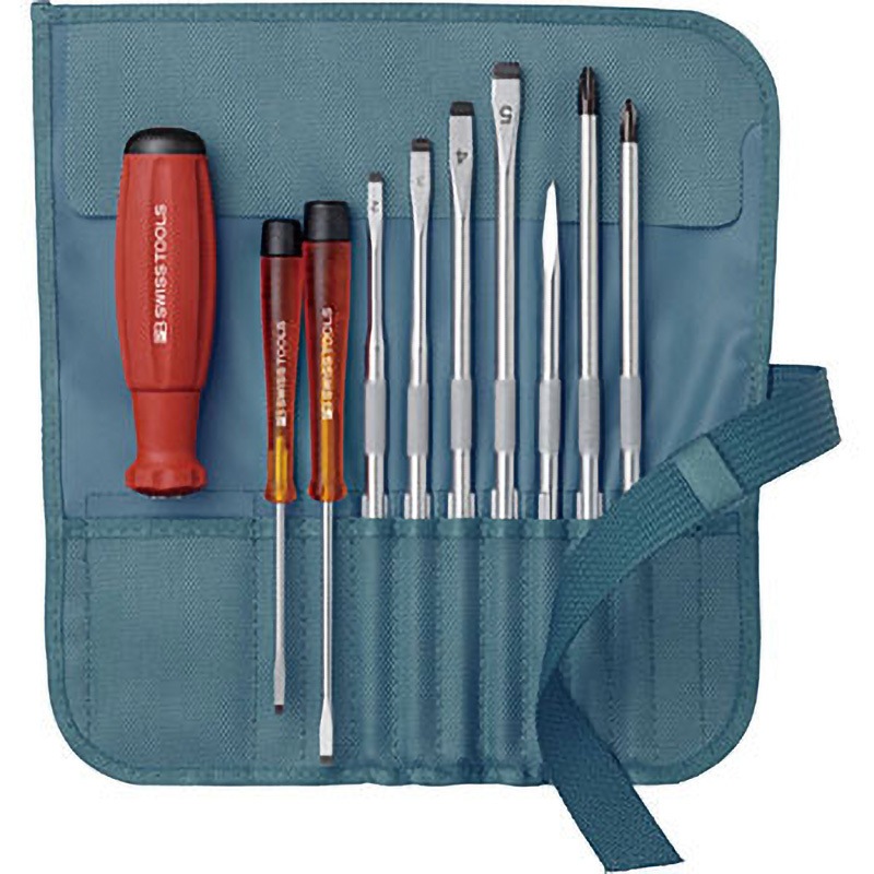 PB SWISS TOOLS 8218PE 差替式ドライバーセット 9本組 ペトロール クーポン配布中PB SWISS TOOLS 8218PE 差替式ドライバーセット 9本組