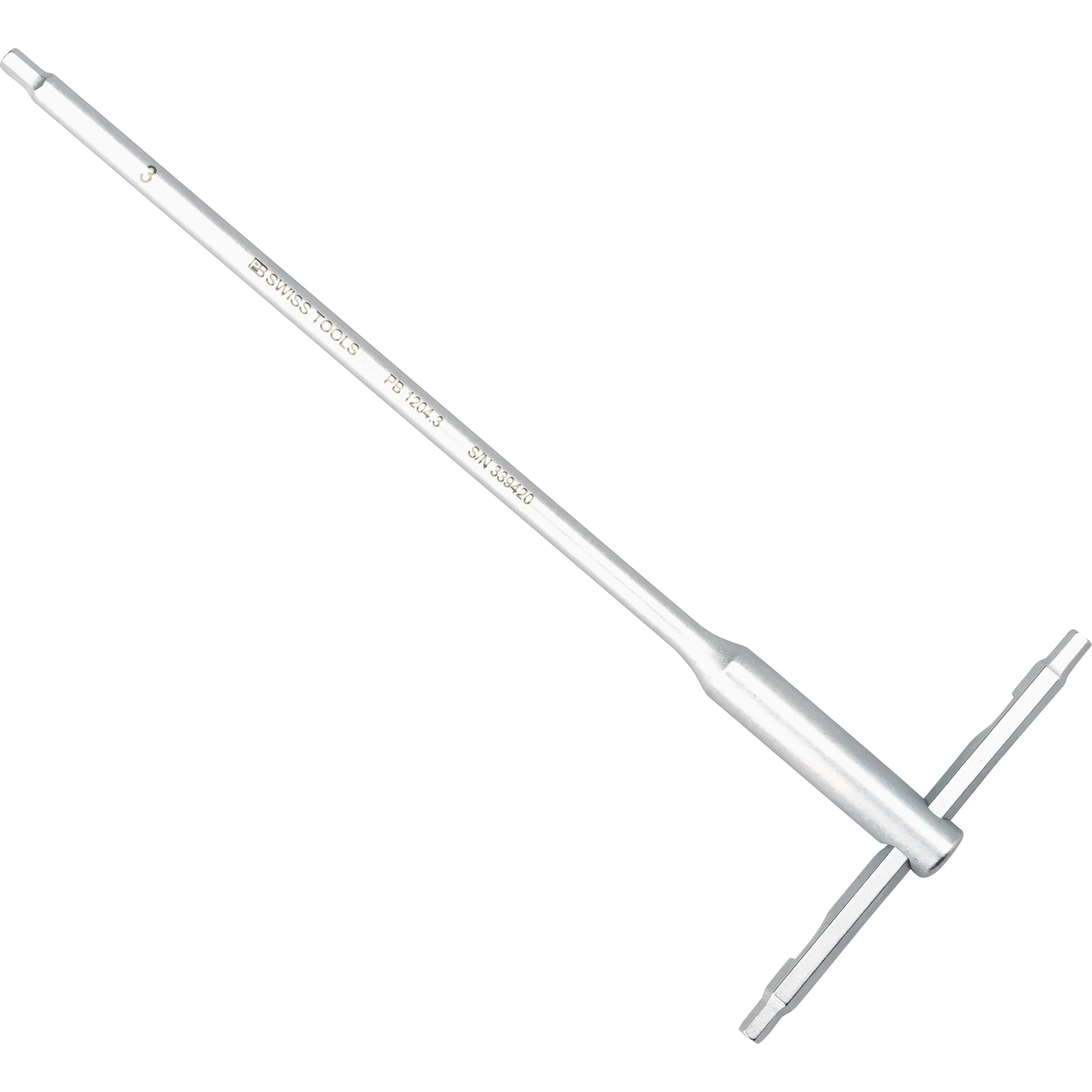 1204.3 スライド式六角棒レンチ PB SWISS TOOLS(ピービースイスツールズ) T型 寸法3mm 4,768円