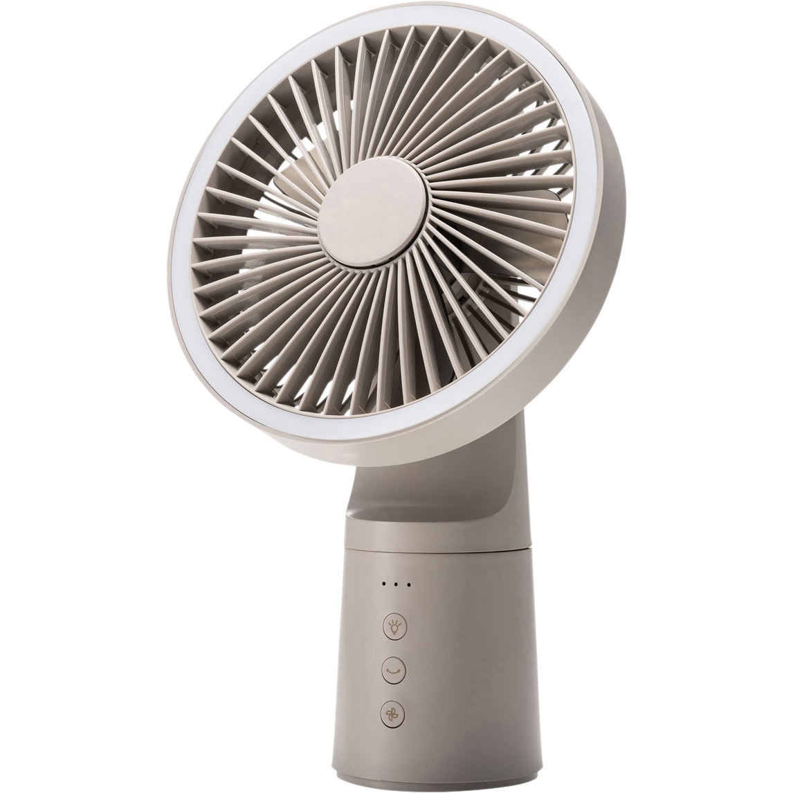 Cooling Wear 充電式ポータブルファン DF-T2233GG 充電式LEDマルチポータブルファン 1個 スリーアップ 【通販