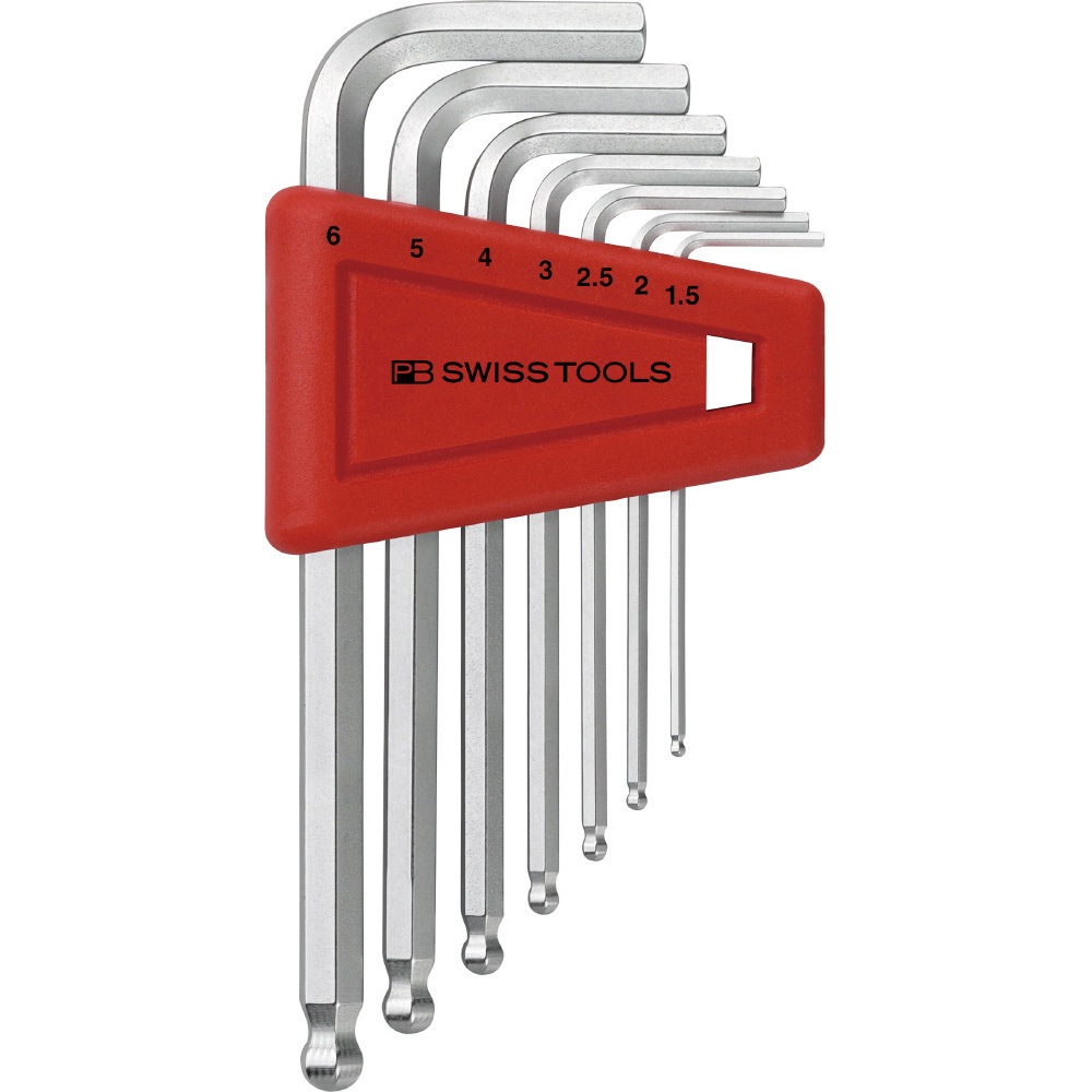 212.H-6CN ボール付六角棒レンチセット PB SWISS TOOLS(ピービースイス
