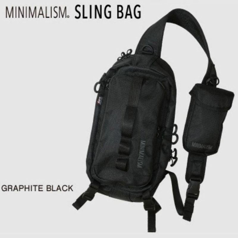 グラファイトブラック ミニマリズム スリングバッグ 1個 TICT 【通販モノタロウ】