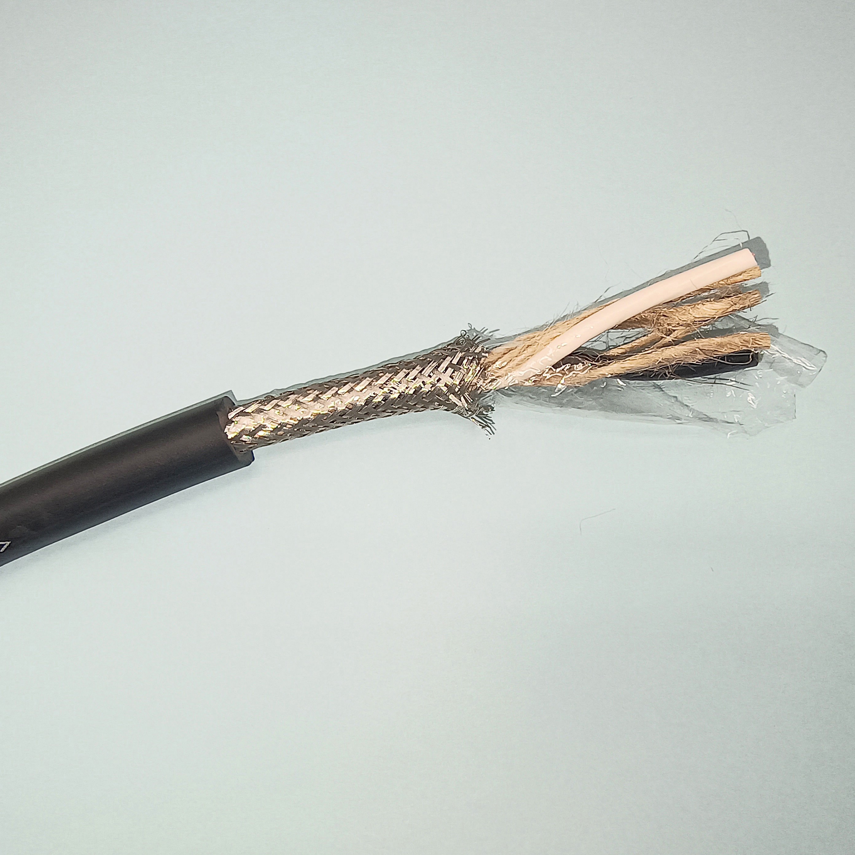 VCT-SB 0.75×2 シールド付ビニルキャブタイヤケーブル600V リケンケーブルテクノロジー 黒色 芯数2 長さ100m導体断面積0.75mm<sup>2</sup>