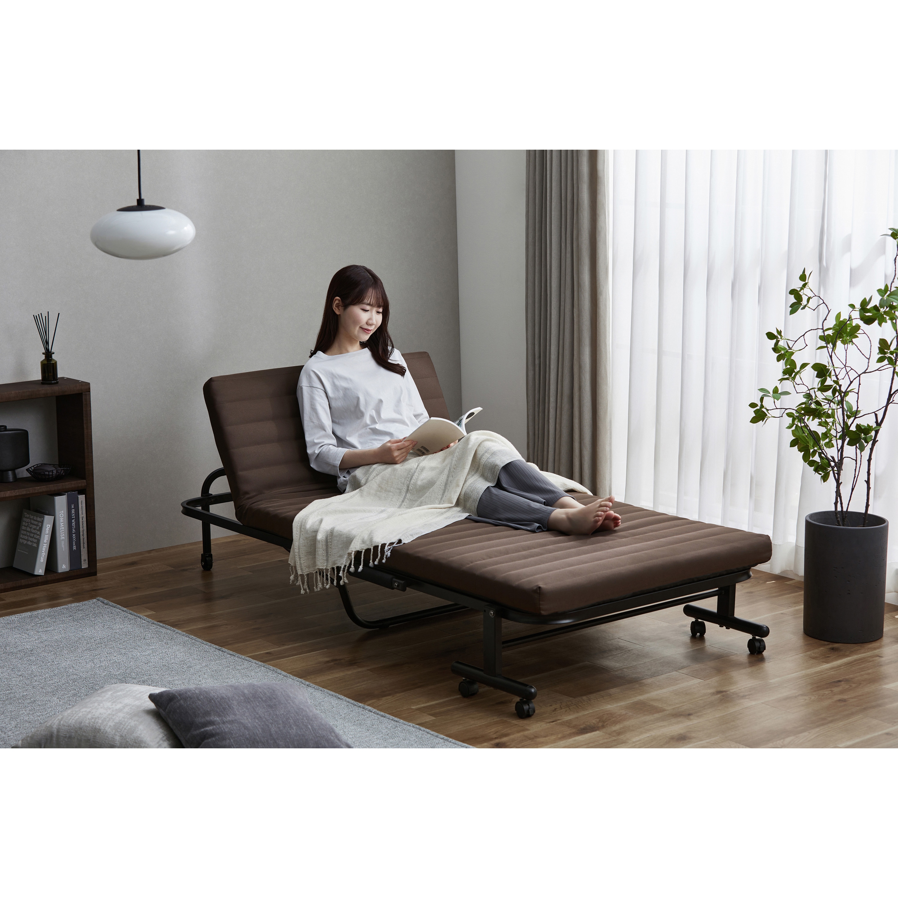 OTB-BRR 折りたたみベッド アイリスオーヤマ シングルサイズ OTB-BRR