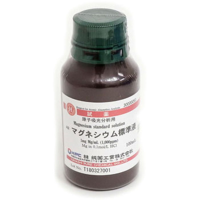 マグネシウム 30000093 マグネシウム標準液 1mg Mg/mL (1000ppm)(研究実験用) 1本
