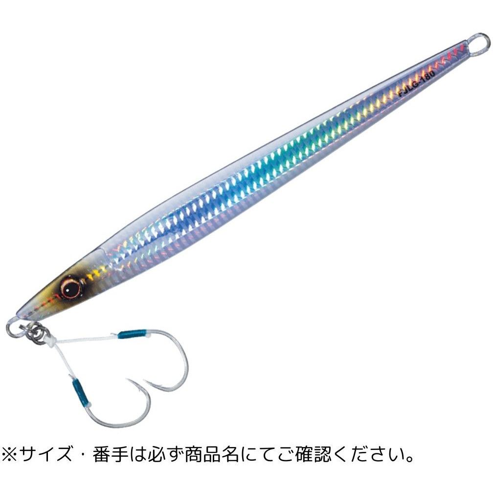 250g #008シルバー(ケイムラ) ファーストジグ ロング MajorCraft #008