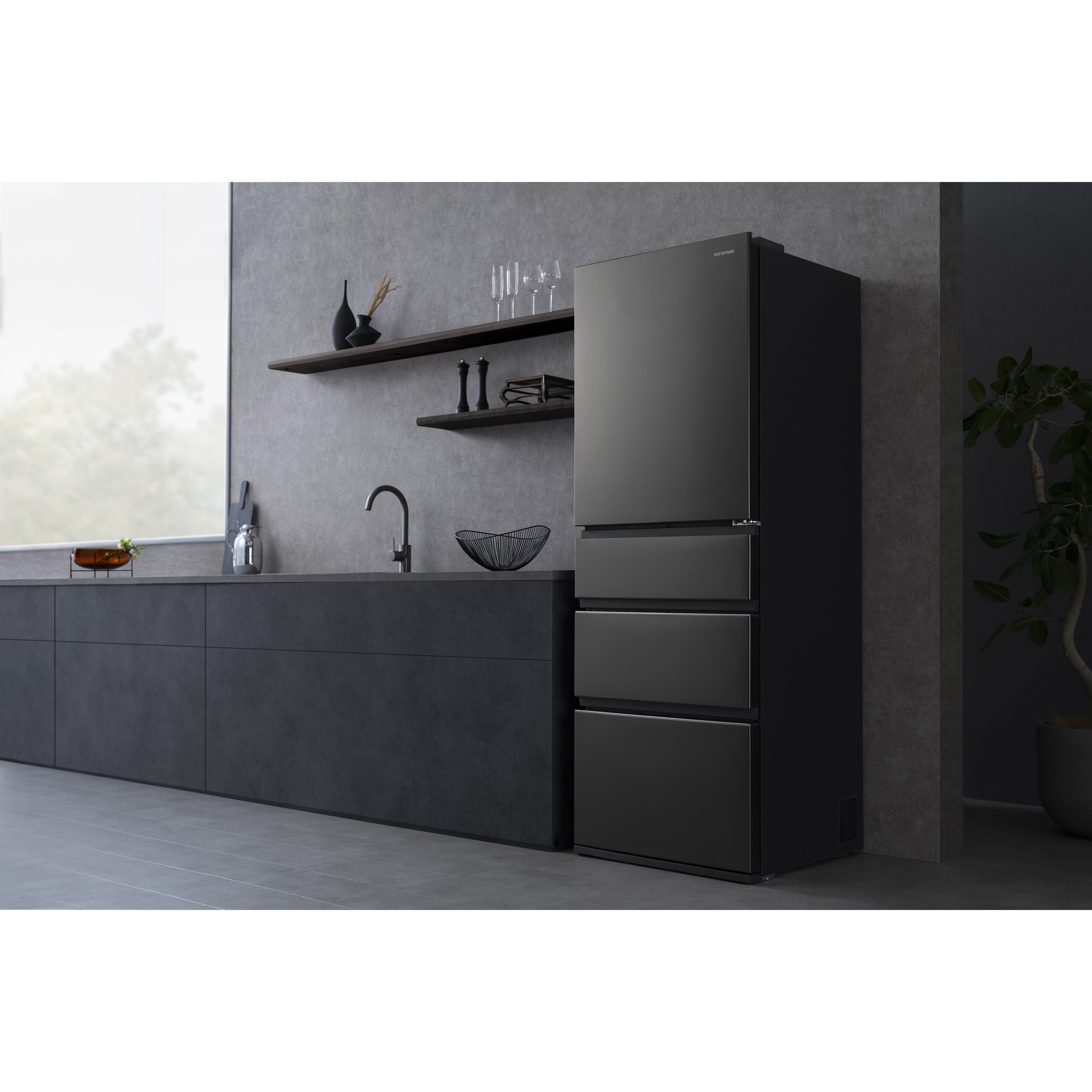 IRSN-SX43A-H 冷凍冷蔵庫 428L 1台 アイリスオーヤマ 【通販モノタロウ】