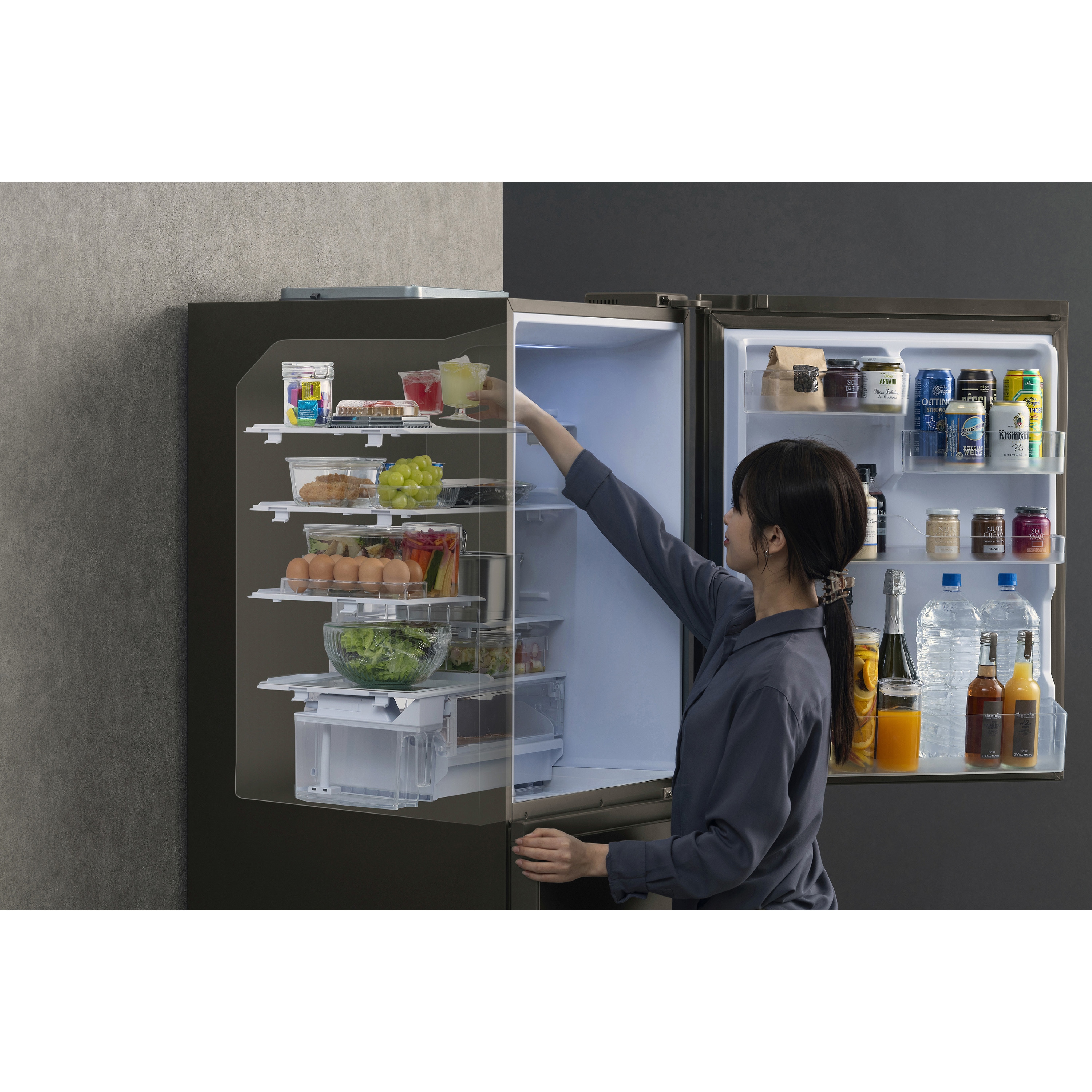 IRSN-SX43A-H 冷凍冷蔵庫 428L 1台 アイリスオーヤマ 【通販モノタロウ】