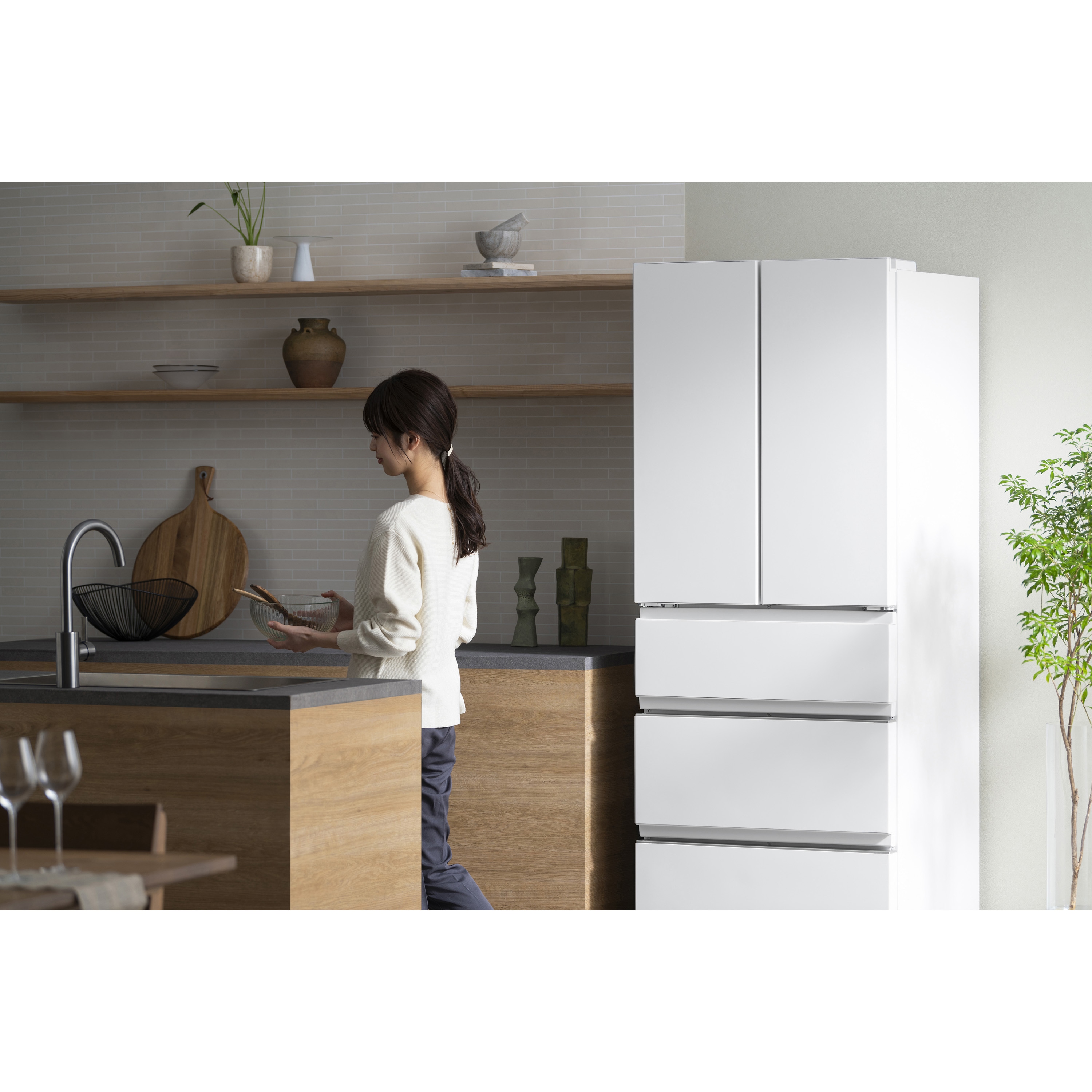 IRSN-FX43A-W 冷凍冷蔵庫 428L 1台 アイリスオーヤマ 【通販モノタロウ】