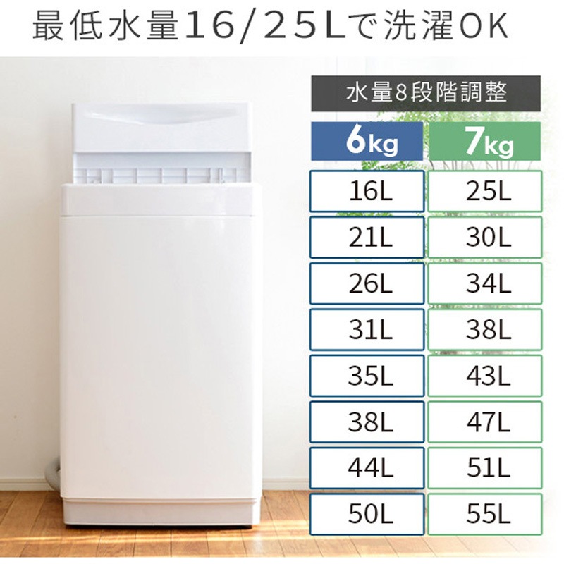 YWM-60(W) 洗濯機 YAMAZEN(山善) 洗濯/脱水容量6kg - 【通販