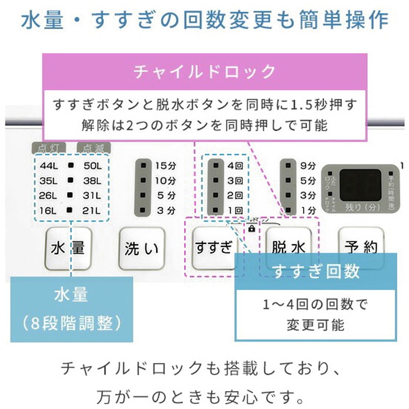 YWM-60(W) 洗濯機 YAMAZEN(山善) 洗濯/脱水容量6kg - 【通販モノタロウ】