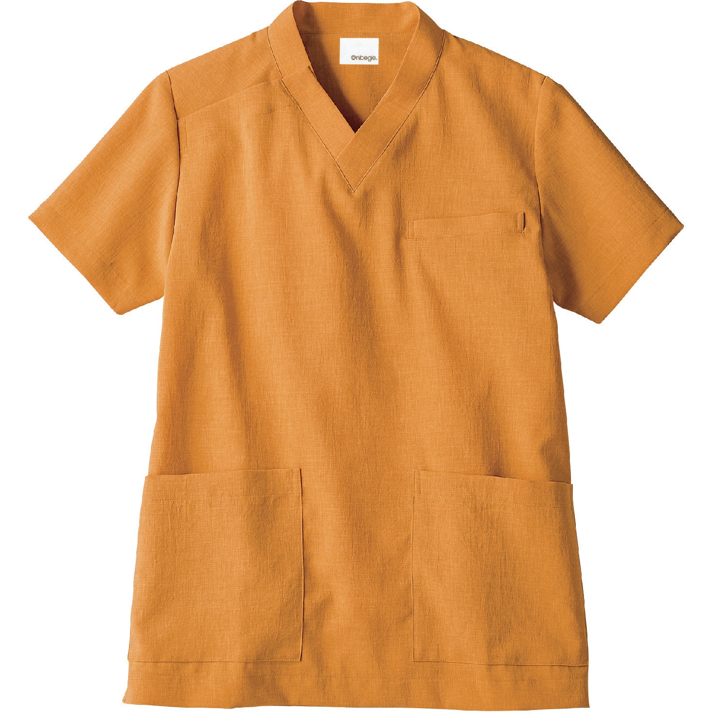 OV6503-7-SS スクラブ 兼用 半袖 住商モンブラン オニオン色 サイズSS  OV6503-7-SS