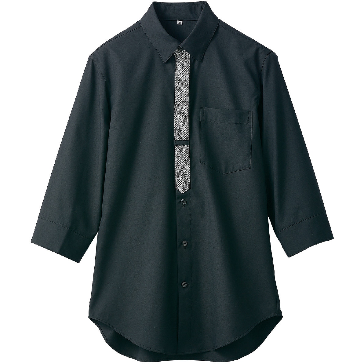 SS005-93-SS シャツ 兼用 7分袖 住商モンブラン 混率ポリエステル85%/綿15% サイズSS着丈68cm  SS005-93-SS