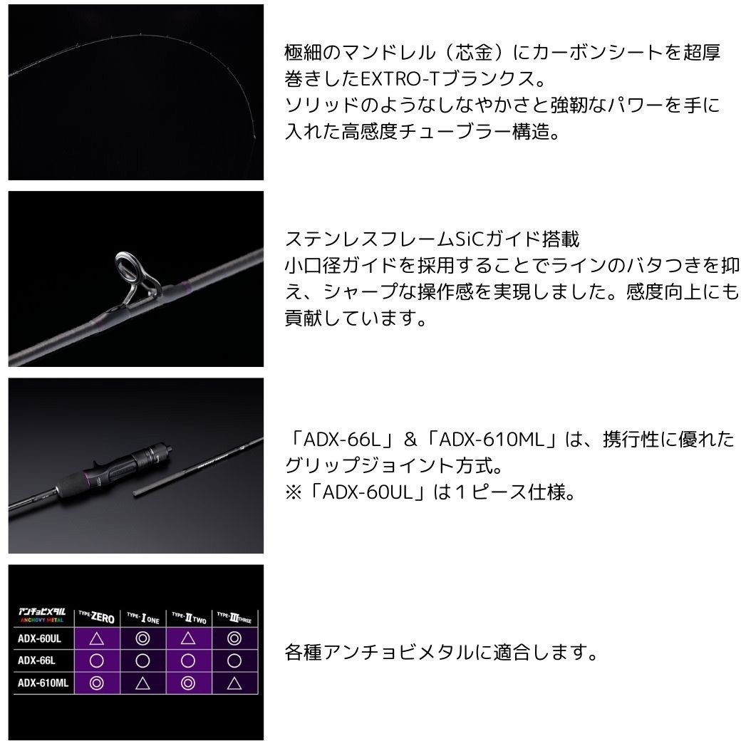 ADX-610ML(23年モデル) アンチョビドライバー エクストロ JACKALL