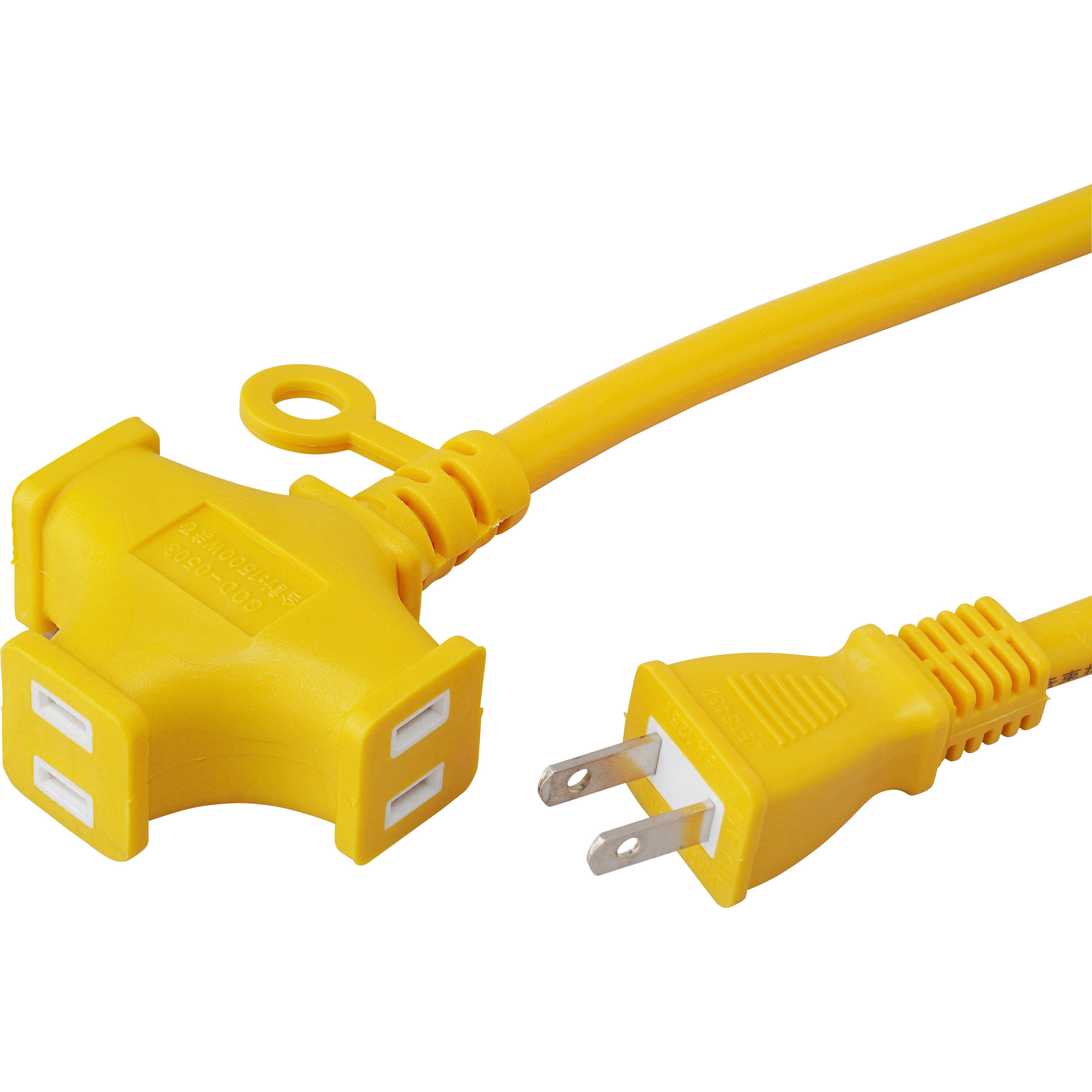MEC-05Y 延長コード ソフトタイプ 屋内用 モノタロウ 3口 VCT 15A MEC-05Y 延長コード ソフトタイプ 屋内用 モノタロウ 3口 VCT 15A