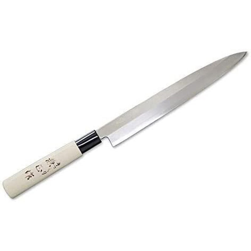 KC-592 源兼正 Sシリーズ ステン鋼付 PC桂 朴柄 和包丁 柳刃 関兼常 刃長210mm  KC-592