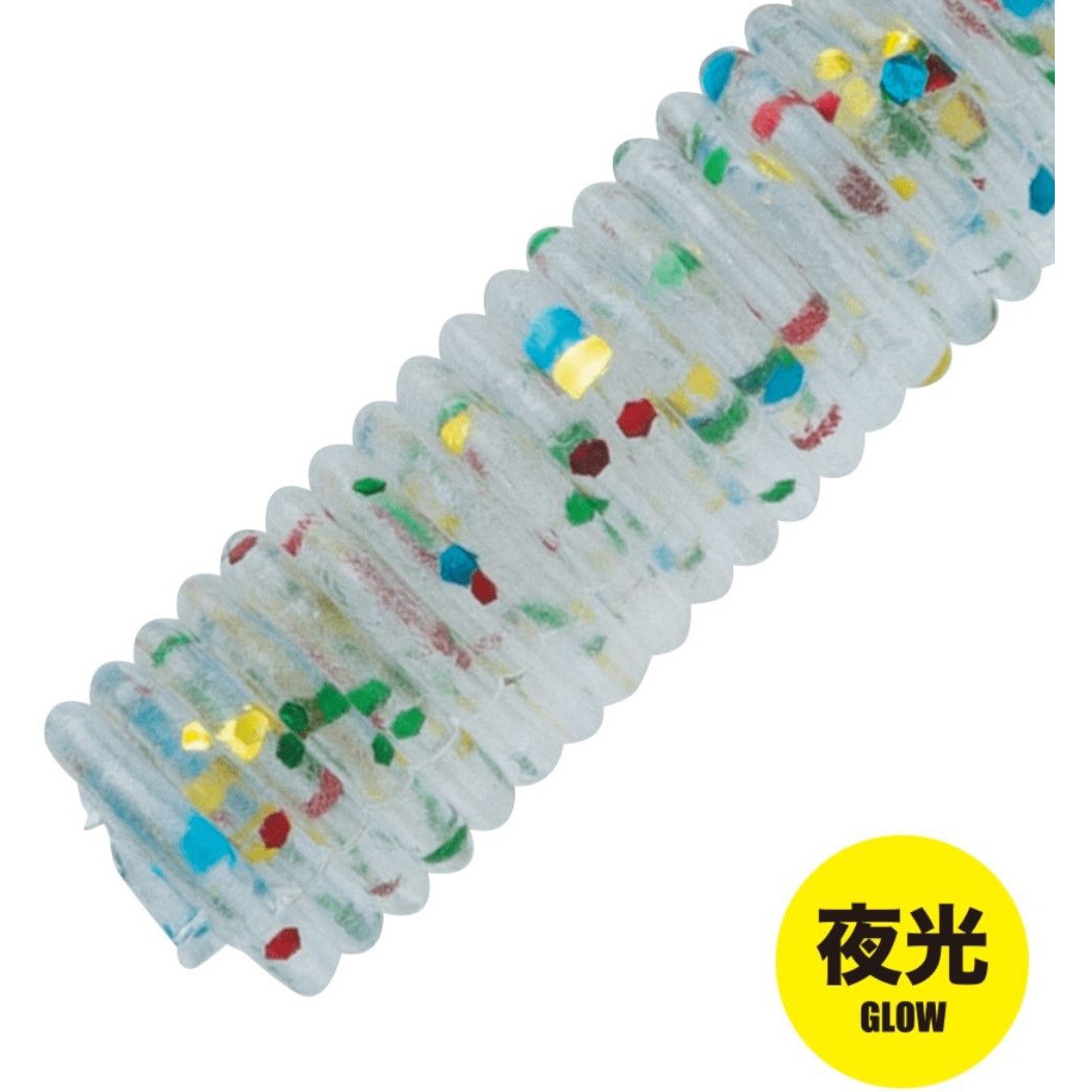 2 inch #005クリアラメマシマシ(グロー) 鯵道ワーム キャンドール