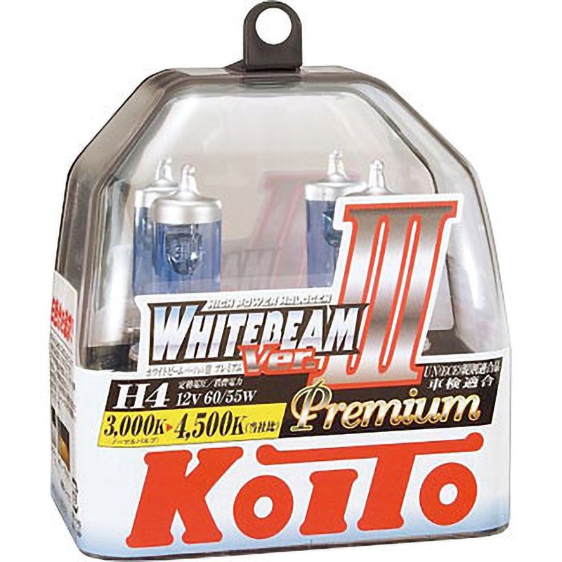 P0744W ホワイトビームバージョンⅢプレミアム H4 KOITO(小糸製作所