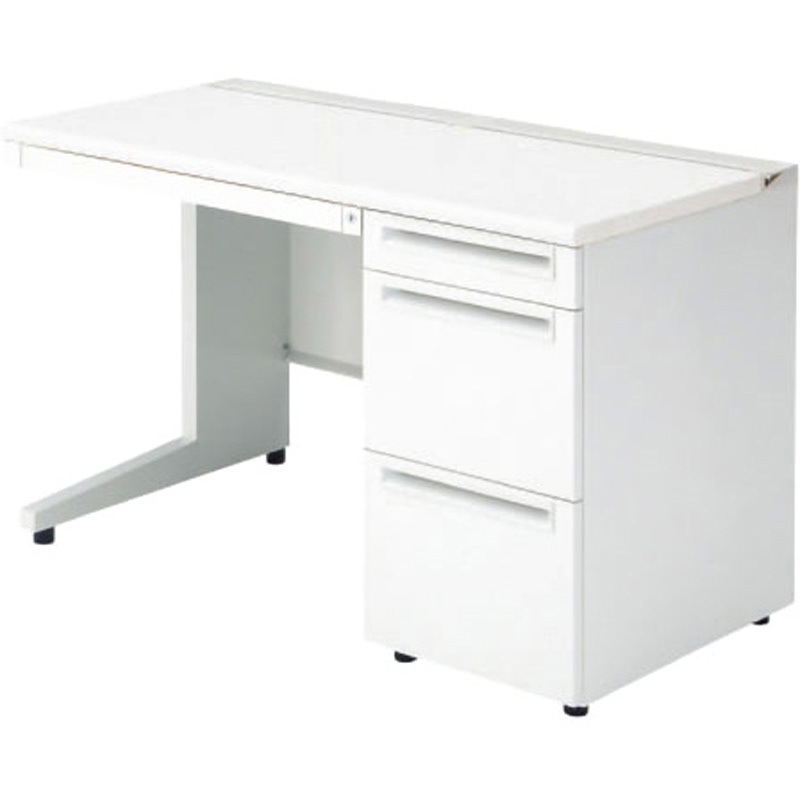 US-126A-3 WS/W4 デスク US-1 片袖机(A-3段袖)(組立サービス付き) プラス[家具] 組立・設置・取付 奥行600mm