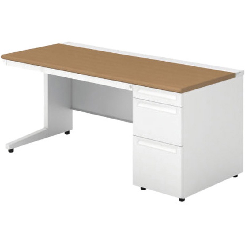 US-167DL-3 T2/W4 デスク US-1 片袖机(D-3段袖)(組立サービス付き) プラス[家具] 組立・設置・取付 奥行700mm 60,390円