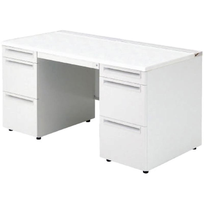 US-147A-33 WS/W4 デスク US-1 両袖机(A-3段袖×A-3段袖)(組立サービス付き) プラス[家具] 組立・設置・取付 奥行700mm