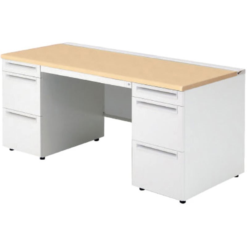US-167AL-33 WM/W4 デスク US-1 両袖机(A-3段袖×A-3段袖)(組立サービス付き) プラス[家具] 組立・設置・取付 奥行700mm 82,390円