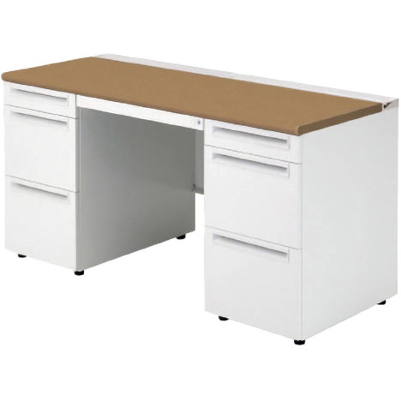 US-146A-33 T2/W4 デスク US-1 両袖机(A-3段袖×A-3段袖)(組立サービス付き) プラス[家具] 組立・設置・取付 奥行600mm