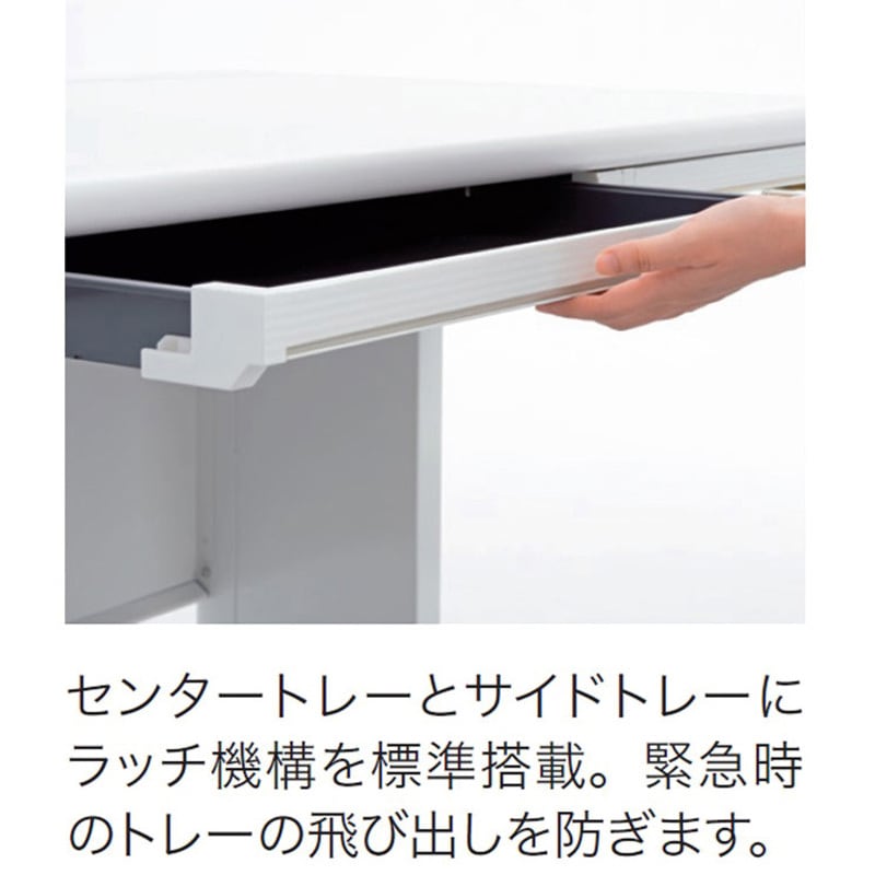 US-1 片袖机US-107AL-3 WM/W4 jtx 775576 プラス 送料無料 US-107AL-3 WM&frasl;W4 デスク US-1 片袖机(A-3段袖)(組立サービス付き