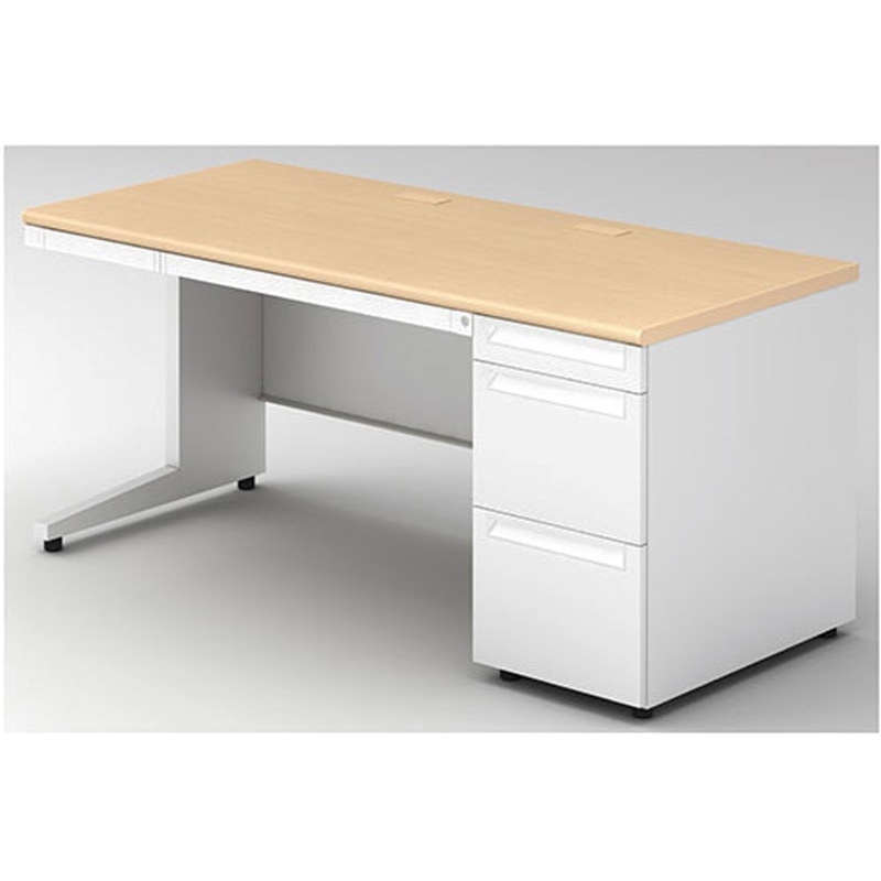 US-NS167A-3 WM/W4 デスク US-2 片袖机(A-3段袖)(組立サービスなし) プラス[家具] 奥行700mm