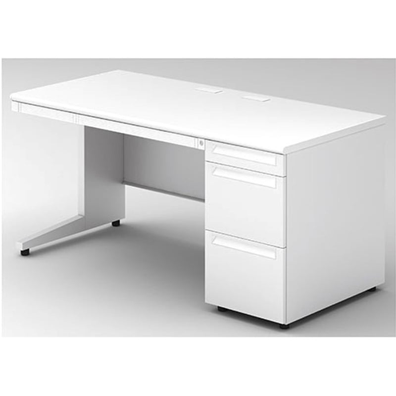 US-NS157AL-3 WS/W4 デスク US-2 片袖机(A-3段袖)(組立サービスなし) プラス[家具] 奥行700mm