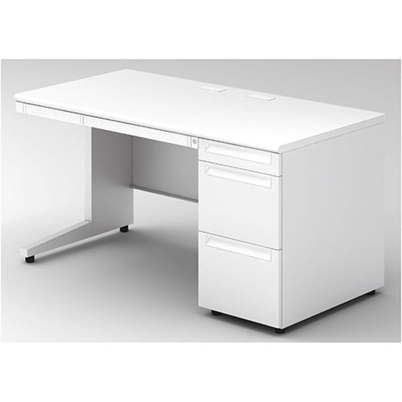 US-NS147AL-3 WS/W4 デスク US-2 片袖机(A-3段袖)(組立サービスなし) プラス[家具] 奥行700mm