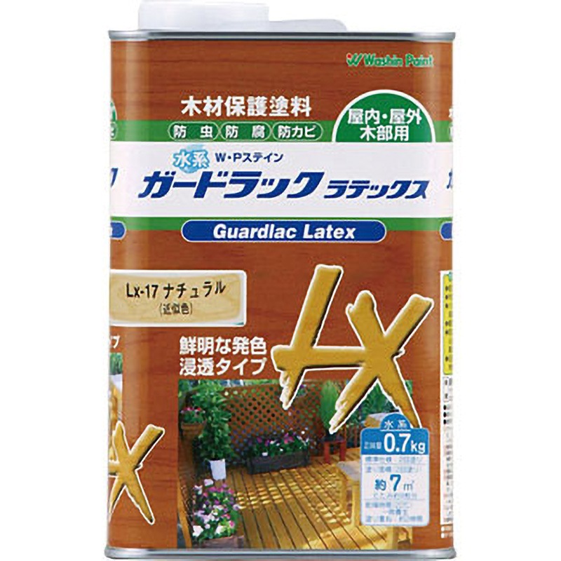 和信化学工業 環境対応木材保護塗料 ガードラックラテックス LX-15 レモンエロー 3.5kg 取寄