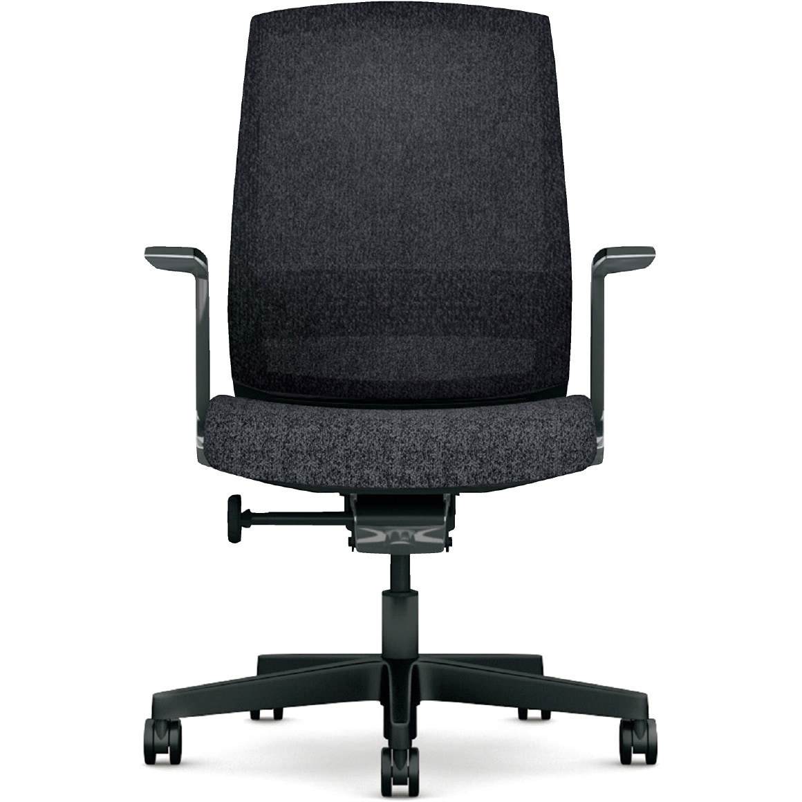 KB-KT702ML DG チェア KT-7 クロス調メッシュ(組立サービス付き) プラス[家具] 組立・設置・取付 アルミ固定肘 ハイバック ダークグレー色   KB-KT702ML DG